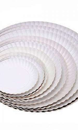 Bandeja de papelão redonda Bandeja de papelão redonda