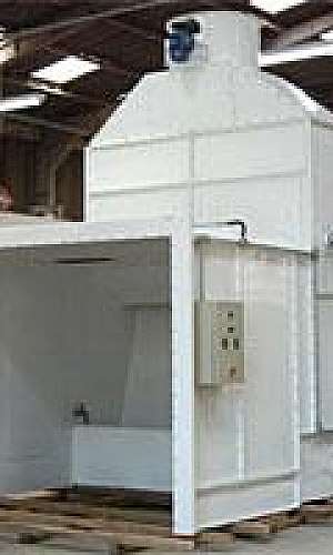 Cabine de Pintura via úmida Cabine de Pintura via úmida