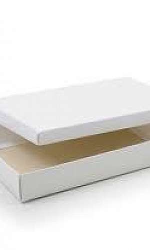 Caixa de papel branco Caixa de papel branco