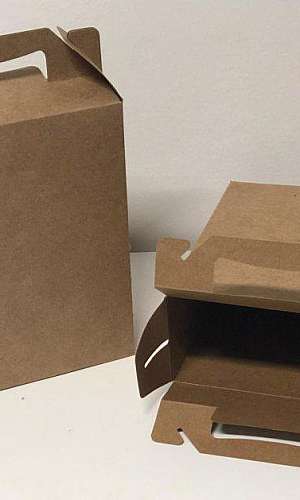 Caixa de papel com alça SP Caixa de papel com alça SP