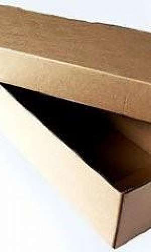 Caixa de papelão retangular Caixa de papelão retangular