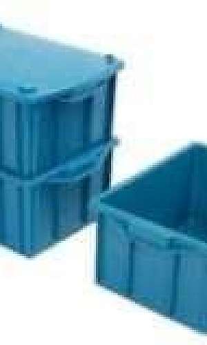 Caixa plástica empilhável Caixa plástica empilhável