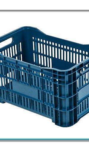 Caixa plástica vazada hortifruti Caixa plástica vazada hortifruti