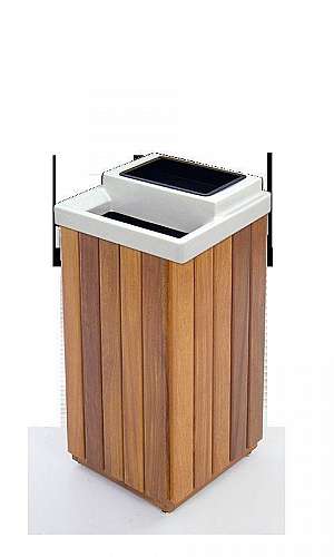 Cesto de Lixo de Madeira Cesto de Lixo de Madeira