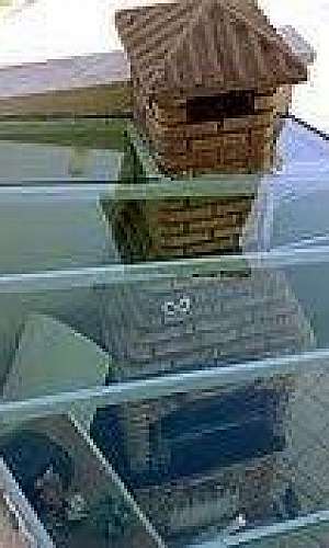 Cobertura área externa policarbonato Cobertura área externa policarbonato