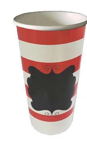 Copo de papel biodegradável personalizado Copo de papel biodegradável personalizado