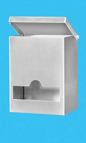 Dispenser de touca em inox grande Dispenser de touca em inox grande