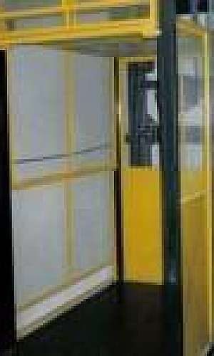 Elevador externo para obra Elevador externo para obra