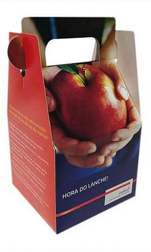 Embalagem para lanche personalizada Embalagem para lanche personalizada