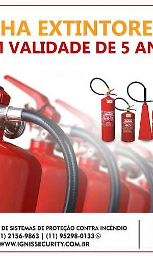 Extintor de incêndio 4 kg Extintor de incêndio 4 kg