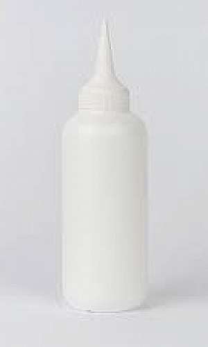 Frasco plástico com bico aplicador Frasco plástico com bico aplicador