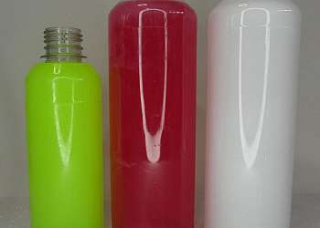 Frascos plásticos para produtos químicos