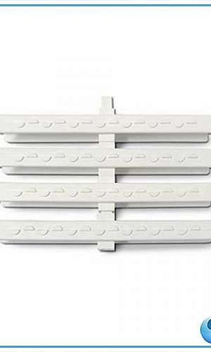 Grelha plástica branca Grelha plástica branca