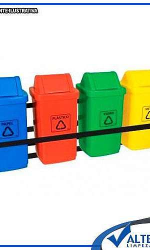 Kit de lixeiras para coleta seletiva Kit de lixeiras para coleta seletiva