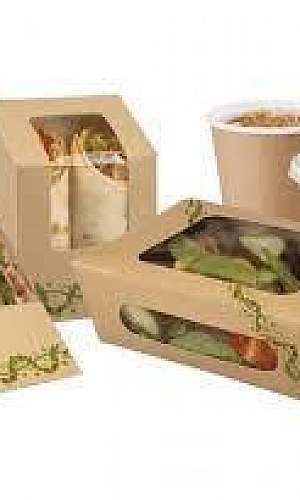 Lunch box em papel biodegradável SP Lunch box em papel biodegradável SP