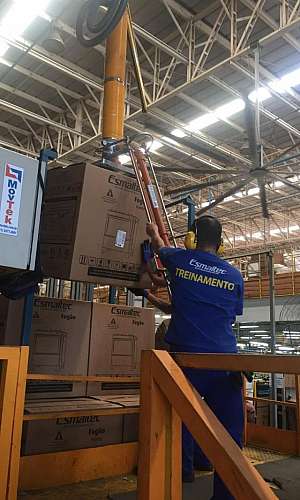 Manipulador para caixas grandes Manipulador para caixas grandes