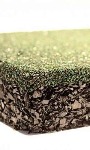 Piso de pneu para jardim Piso de pneu para jardim