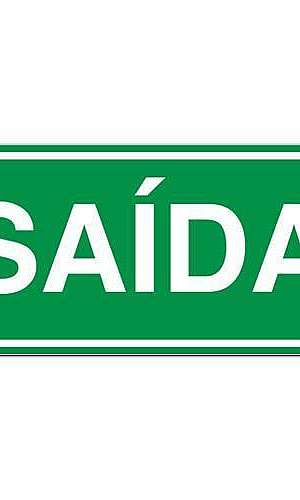 Placas de sinalização de rota de fuga Placas de sinalização de rota de fuga