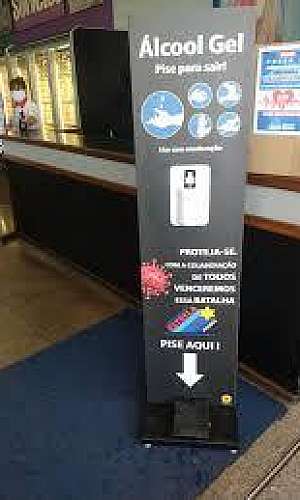 Preço do totem para álcool gel Preço do totem para álcool gel