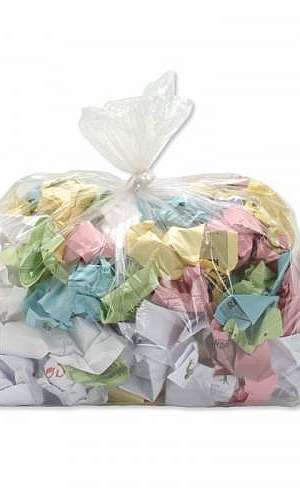 Saco de lixo transparente Saco de lixo transparente