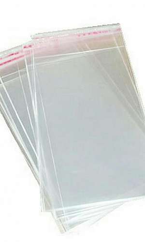 Saco plástico com adesivo Saco plástico com adesivo