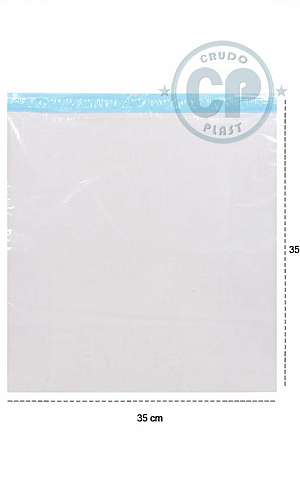 Saco Plástico com Fechamento Adesivo Saco Plástico com Fechamento Adesivo