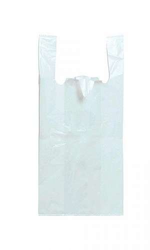Sacola plástica branca Sacola plástica branca