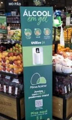 Totem álcool gel para comércios Totem álcool gel para comércios