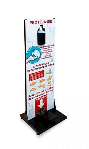 Totem de álcool gel de pezinho sp Totem de álcool gel de pezinho sp