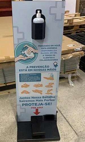 Totem para álcool gel sp Totem para álcool gel sp