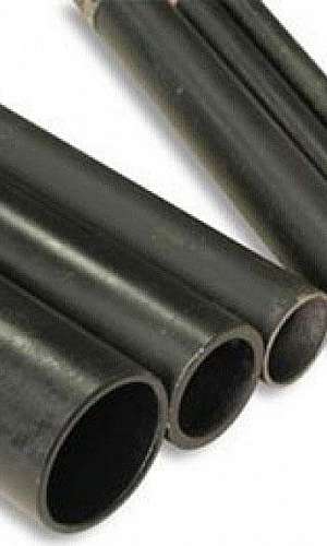 Tubo de ferro preto redondo Tubo de ferro preto redondo